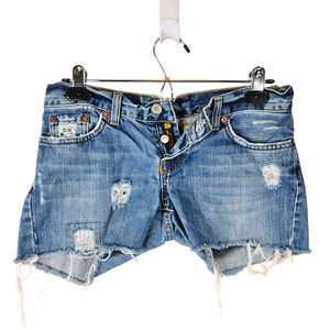 Lucky Brand Blue Distressed Jean Shorts